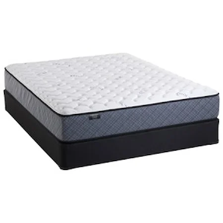 Queen Plush Innerspring Mattress and 9" Orthopedic Foundation